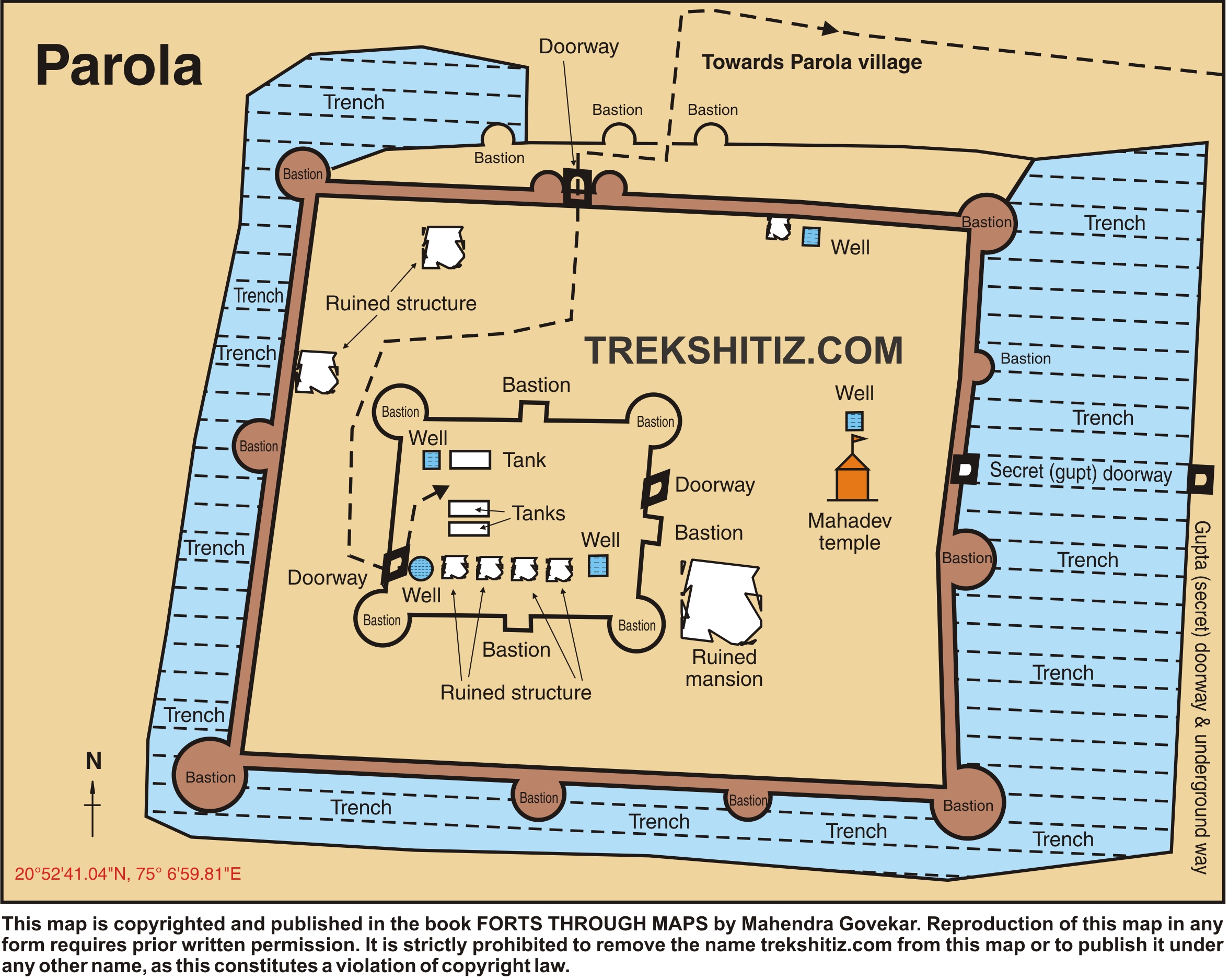 English Fort Map